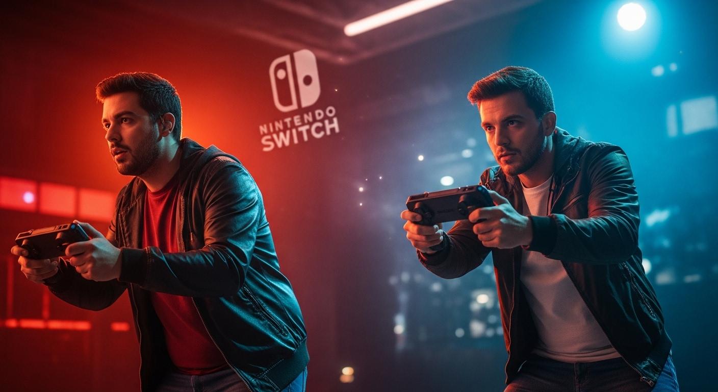 Brazilian consumers evaluating Amazon Nintendo Switch pricing with Pix payments.