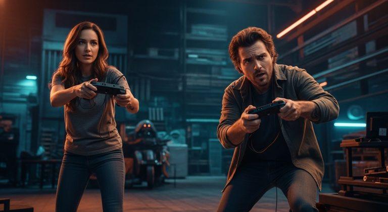 Editorial illustration of Amazon Nintendo Switch Brazil market dynamics with Pix