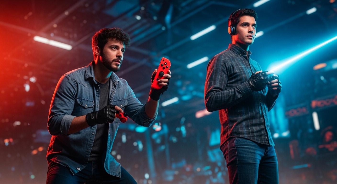 Nintendo Switch with Brazilian currency and flag, representing online pricing in Brazil.