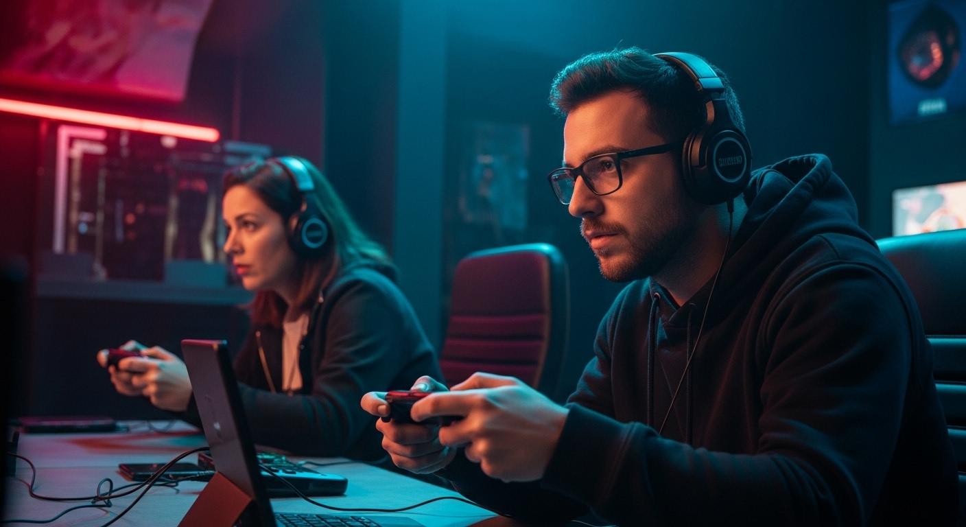 Brazilian Nintendo Switch player examining quina 6970 trend data and charts